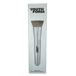 Youth Foria 303 Oval Foundation Brush Makeup New in Box Narrow Synthetic Korean